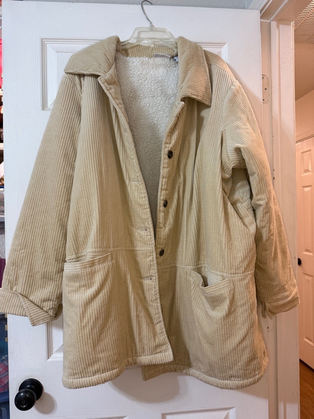 Vintage Corduroy Sherpa Lined Jacket